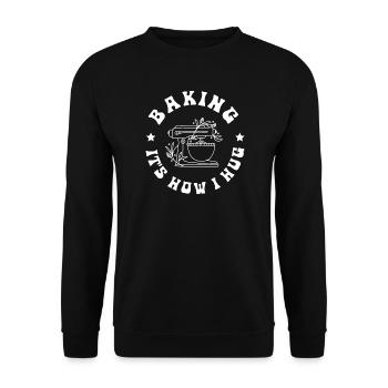 Boulangerie vintage - Sweat-shirt Unisexe - noir - Devant - Alina (178cm) & Michal (187cm)