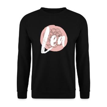 Marie Mädchenname Baby Shower Baby Girl Name - Unisex Pullover - Schwarz - Vorne - Alina (178cm) & Michal (187cm)