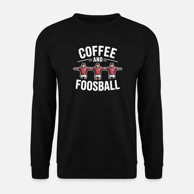 Tischfußball Evolution Lustiges Kickern Foosball - Unisex Pullover - Schwarz
