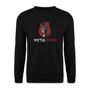 Metal Bomb Heavy Festival - Sweat-shirt Unisexe - noir - Devant - Alina (178cm) & Michal (187cm)