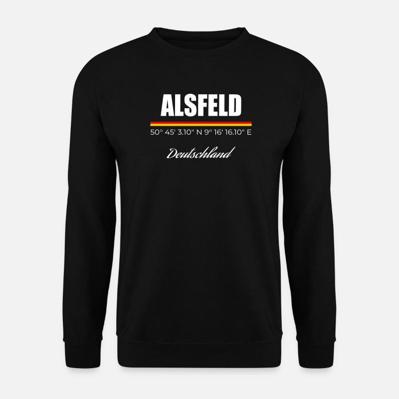 Alsfeld - Unisex Pullover - Schwarz
