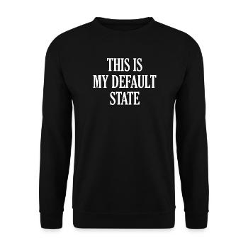 Instruction d’état par défaut Tee - Sweat-shirt Unisexe - noir - Devant - Alina (178cm) & Michal (187cm)