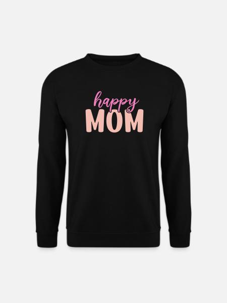 Glückliche Mama - Unisex Pullover - Schwarz