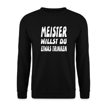 Meister - Unisex Pullover - Schwarz - Vorne - Alina (178cm) & Michal (187cm)