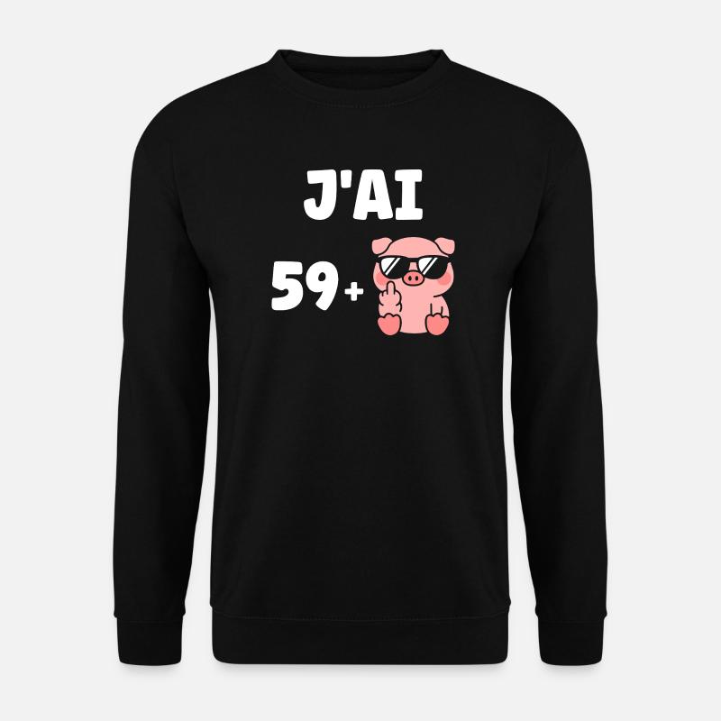 60 Jahre - Unisex Pullover - Schwarz