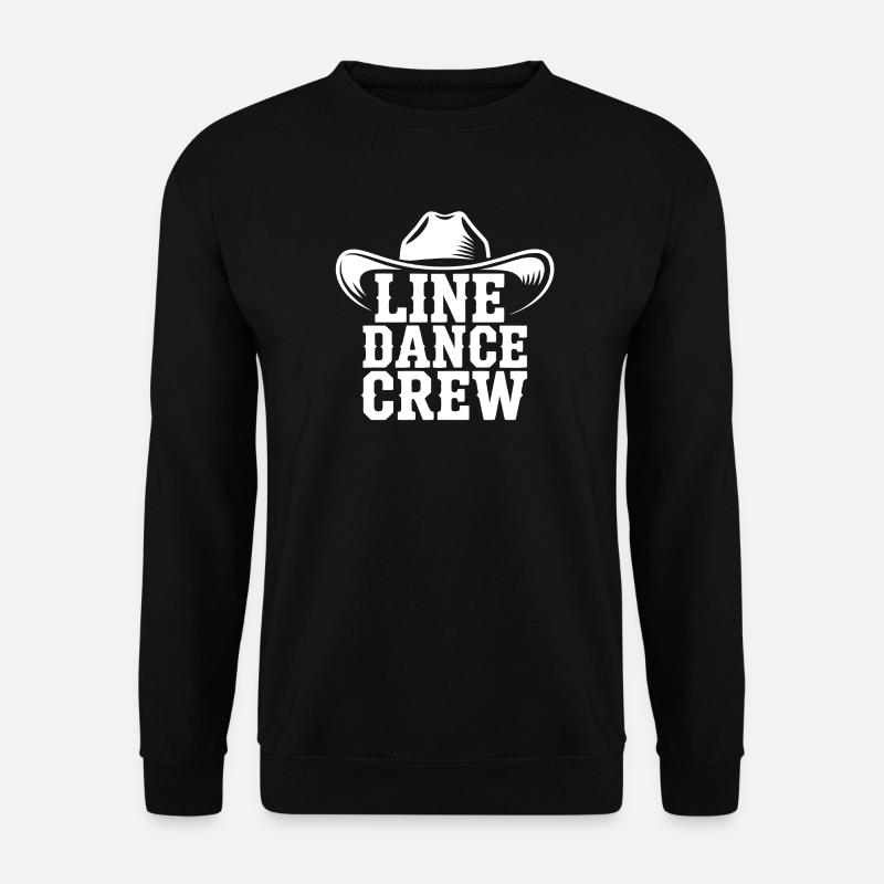 Line Dance Crew Cowboy Logo - Unisex Sweatshirt - black
