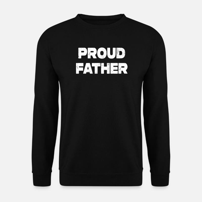 Stolzer Vater Emblem - Unisex Pullover - Schwarz