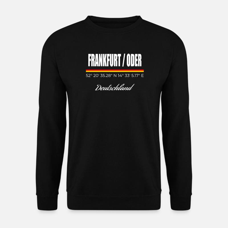 Frankfurt / Oder - Unisex Pullover - Schwarz