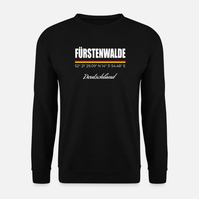 Fürstenwalde - Unisex Sweatshirt - black