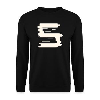 5 - Unisex Sweatshirt - black - Front - Alina (178cm) & Michal (187cm)