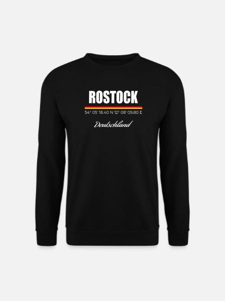 Rostock - Unisex Pullover - Schwarz