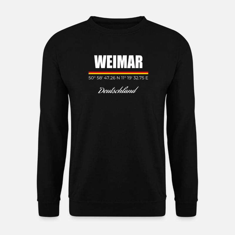Weimar - Unisex Pullover - Schwarz