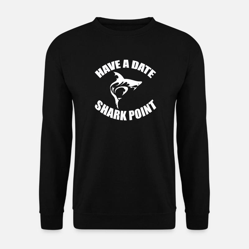 HAVE A DATE - SHARK POINT - Unisex Sweatshirt - black