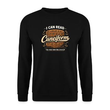 Ancient Mesopotamia, Sumerian - Unisex Sweatshirt - black - Front - Alina (178cm) & Michal (187cm)