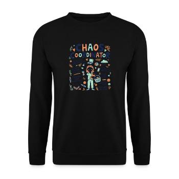 Chaos Coordinator Mum - Unisex Sweatshirt - black - Front - Alina (178cm) & Michal (187cm)
