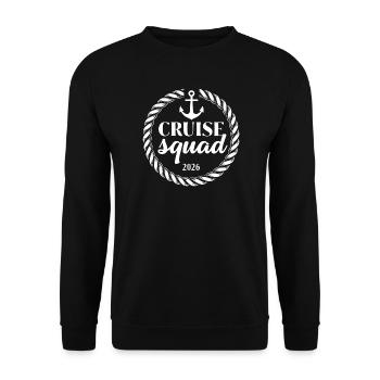 Croisière Squad Kreuzfahrt 2026 - Sweat-shirt Unisexe - noir - Devant - Alina (178cm) & Michal (187cm)