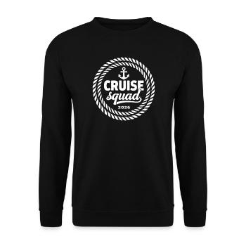 Croisière Squad Kreuzfahrt 2026 - Sweat-shirt Unisexe - noir - Devant - Alina (178cm) & Michal (187cm)