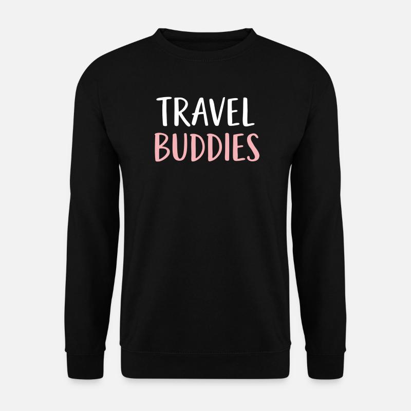 Travel buddies - Unisex Pullover - Schwarz
