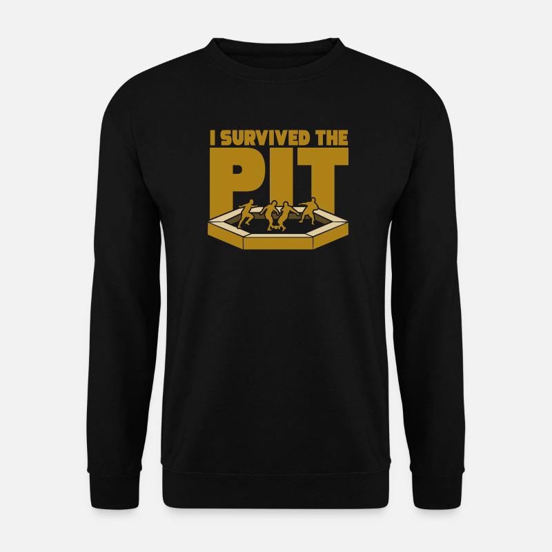 I Survived the Pit - Unisex Sweatshirt - black
