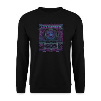Hustle The Sleep - Unisex Pullover - Schwarz - Vorne - Alina (178cm) & Michal (187cm)