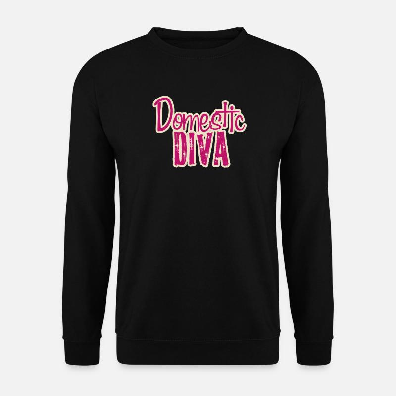 Domestic Diva - Unisex Sweatshirt - black