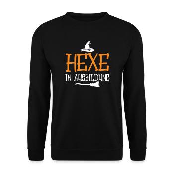 Sorcière en formation - Sweat-shirt Unisexe - noir - Devant - Alina (178cm) & Michal (187cm)