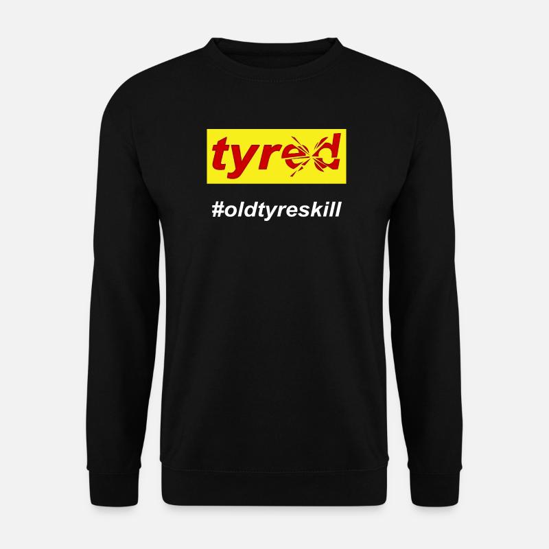 Müde, erschöpfte Mutter - Unisex Pullover - Schwarz