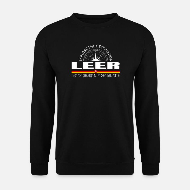 Leer - Unisex Pullover - Schwarz