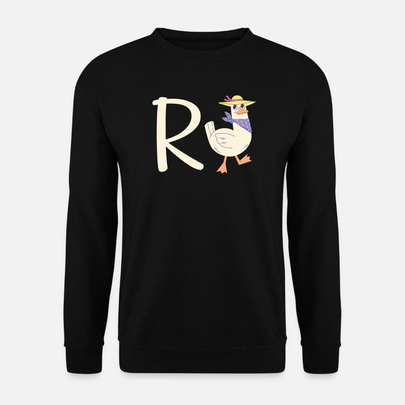 Ente Rente Ruhestand - Unisex Pullover - Schwarz