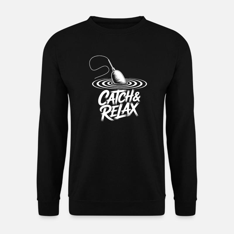 Fishing & Relax - Unisex Sweatshirt - black