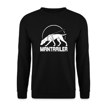 Chien de recherche allemand à poil court MANTRAILER - Sweat-shirt Unisexe - noir - Devant - Alina (178cm) & Michal (187cm)