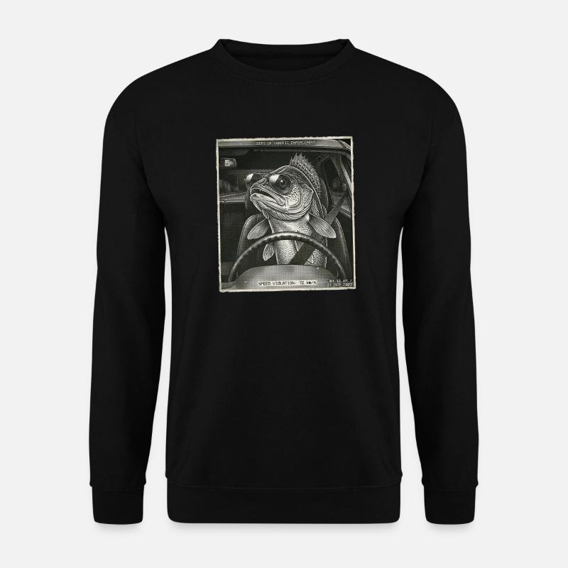 Zander Flashed - Unisex Sweatshirt - black