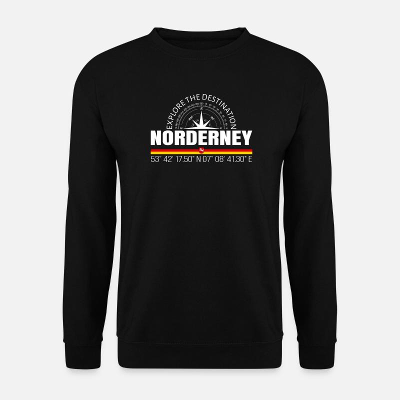 Norderney - Unisex Pullover - Schwarz