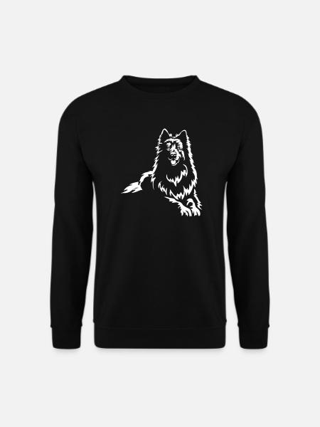 Schweizer Schäferhund "Black Edition" - Unisex Pullover - Schwarz
