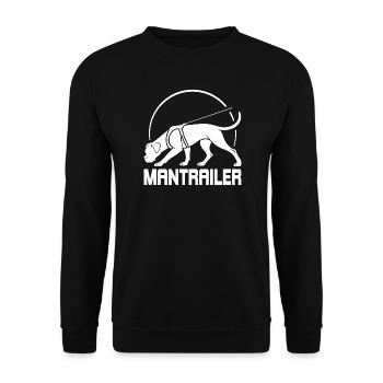 Boxer MANTRAILER Chiens de recherche Chiens Wilsigns - Sweat-shirt Unisexe - noir - Devant - Alina (178cm) & Michal (187cm)