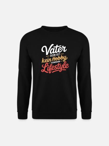 Dad Lifestyle Saying Dad Gift Idea - Unisex Sweatshirt - black