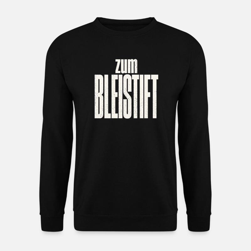Zum Bleistift - Unisex Pullover - Schwarz