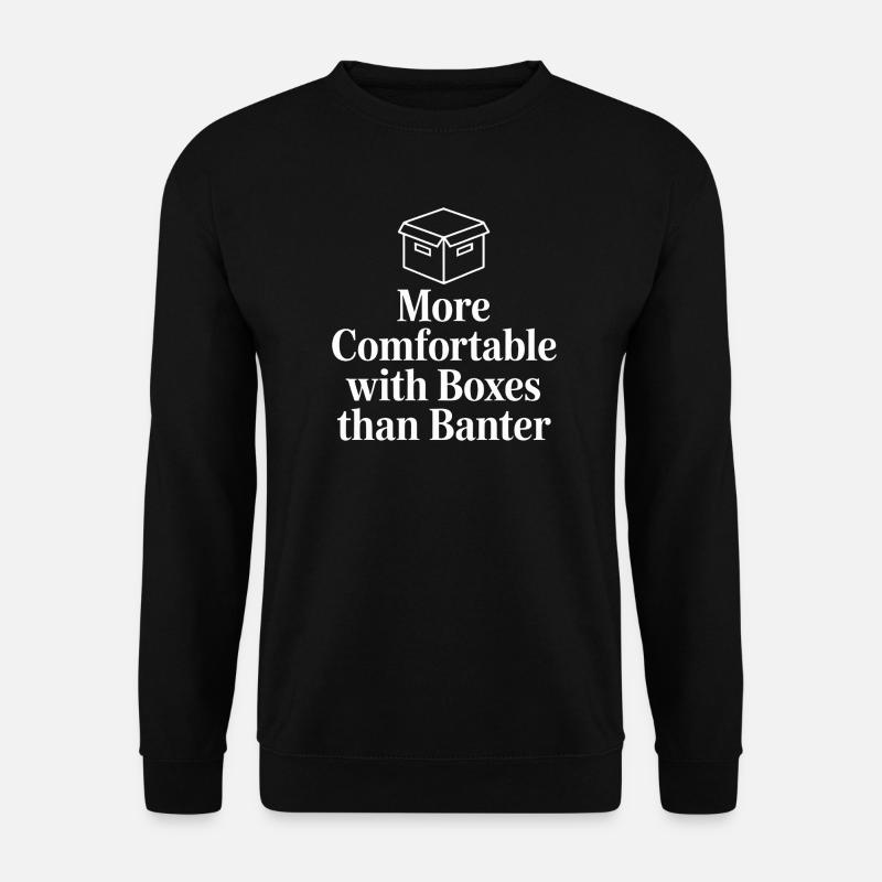Mit Boxen wohler - Unisex Pullover - Schwarz