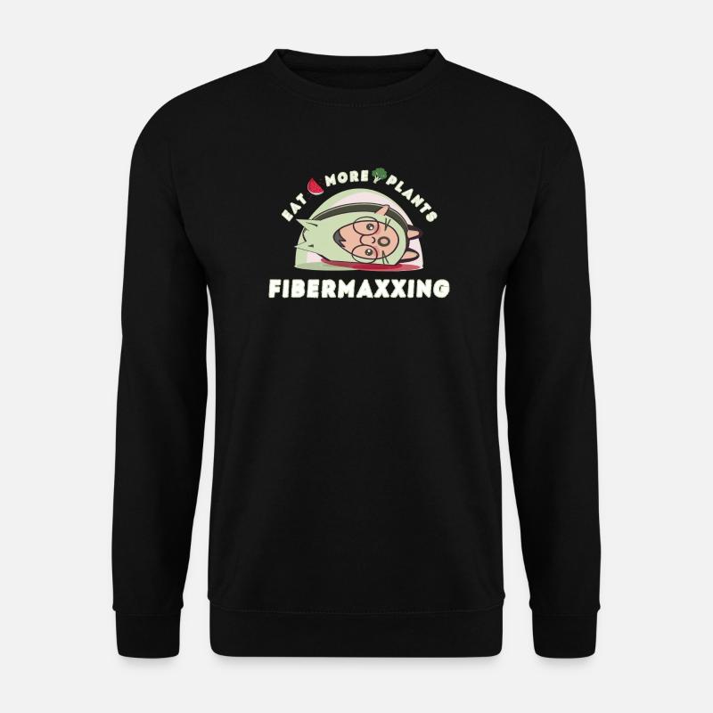 Fibermaxxing  - Unisex Pullover - Schwarz