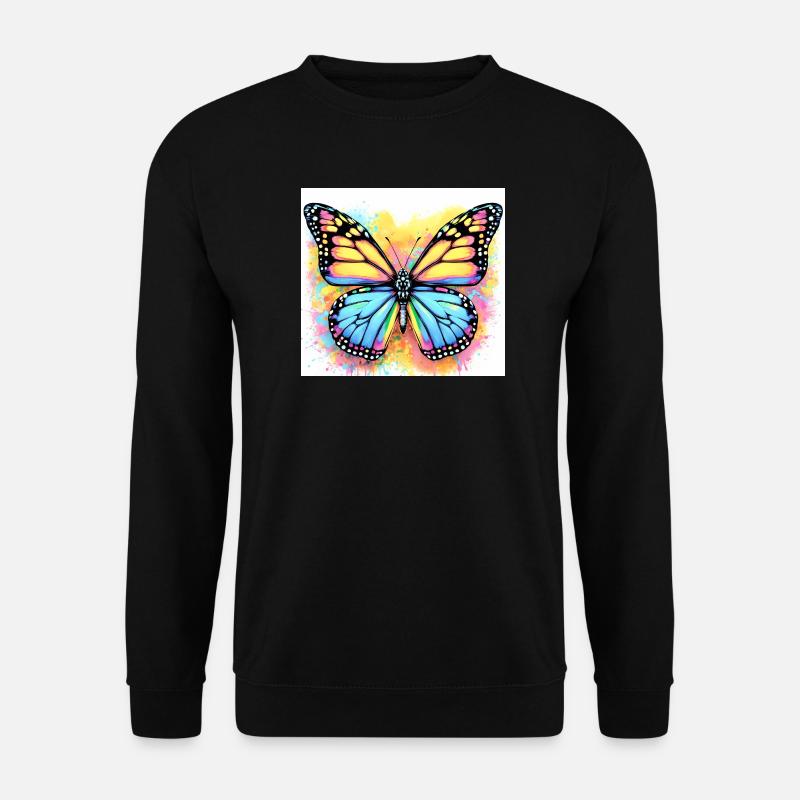 butterfly - Unisex Sweatshirt - black