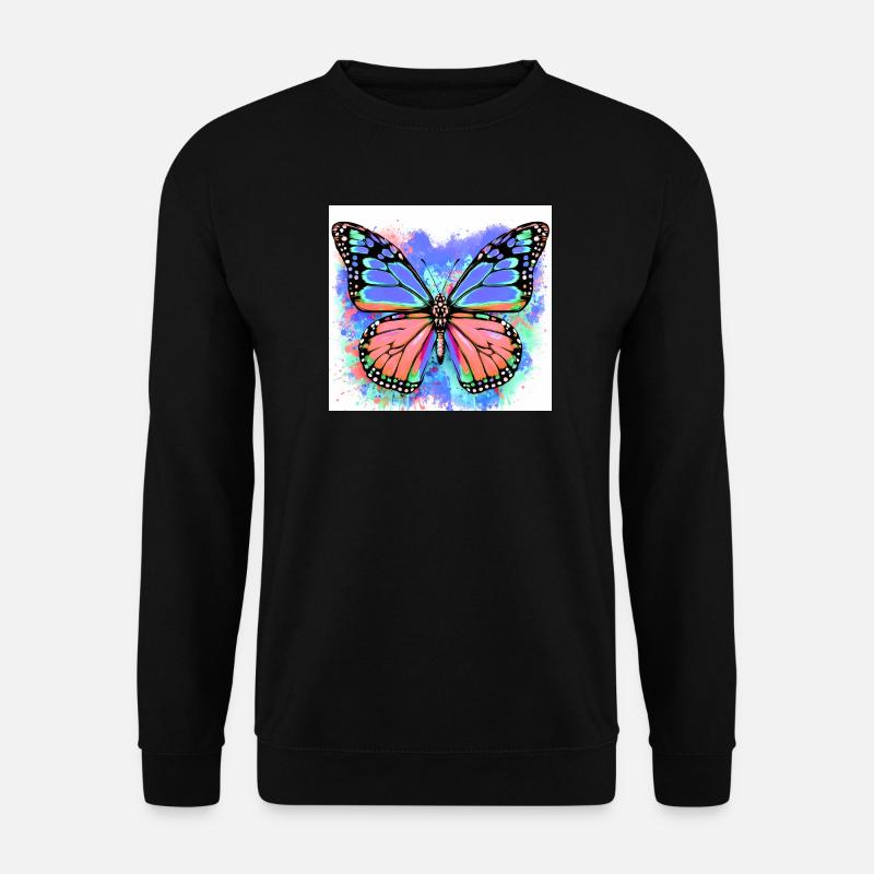 butterfly - Unisex Sweatshirt - black