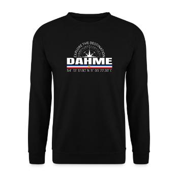 Dahme - Unisex Pullover - Schwarz - Vorne - Alina (178cm) & Michal (187cm)
