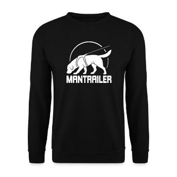 Labrador MANTRAILER Chiens de recherche Chiens Saules chiens - Sweat-shirt Unisexe - noir - Devant - Alina (178cm) & Michal (187cm)
