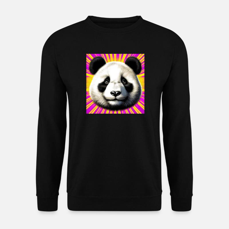 panda - Unisex Sweatshirt - black