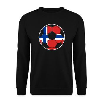 Équipe de football de Norvège - Sweat-shirt Unisexe - noir - Devant - Alina (178cm) & Michal (187cm)