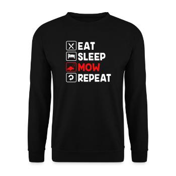 Paysagiste - Sweat-shirt Unisexe - noir - Devant - Alina (178cm) & Michal (187cm)