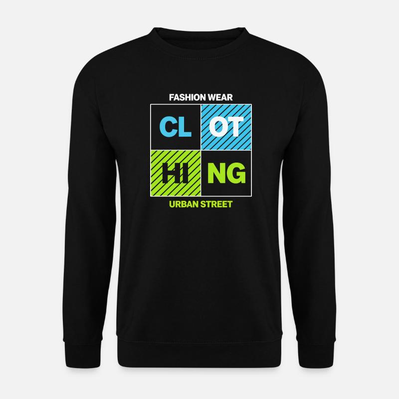 KLEIDUNG Urban Block — Neonschwarz - Unisex Pullover - Schwarz