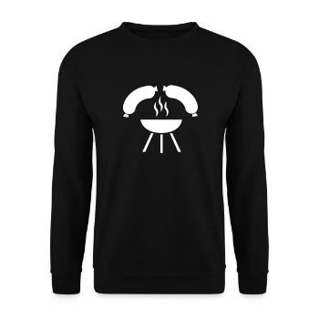 Griller - Sweat-shirt Unisexe - noir - Devant - Alina (178cm) & Michal (187cm)