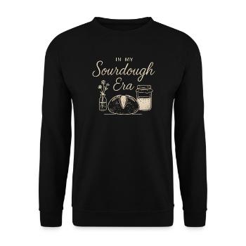 Baking Baker Sourdough In My Sourdough Era - Unisex Sweatshirt - black - Front - Alina (178cm) & Michal (187cm)