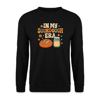 Baking Baker Sourdough In My Sourdough Era - Unisex Sweatshirt - black - Front - Alina (178cm) & Michal (187cm)